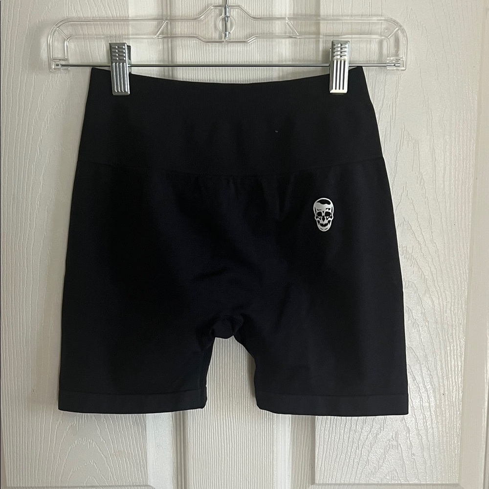 Gym Reaper Black Athletic Shorts
